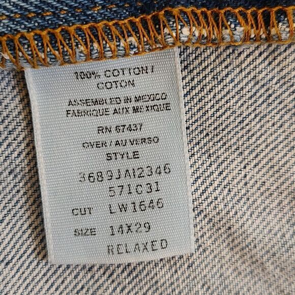 Polo by Ralph Lauren Polo Jeans Co High Waisted Straight Leg Cotton Denim Jeans - Picture 2 of 11